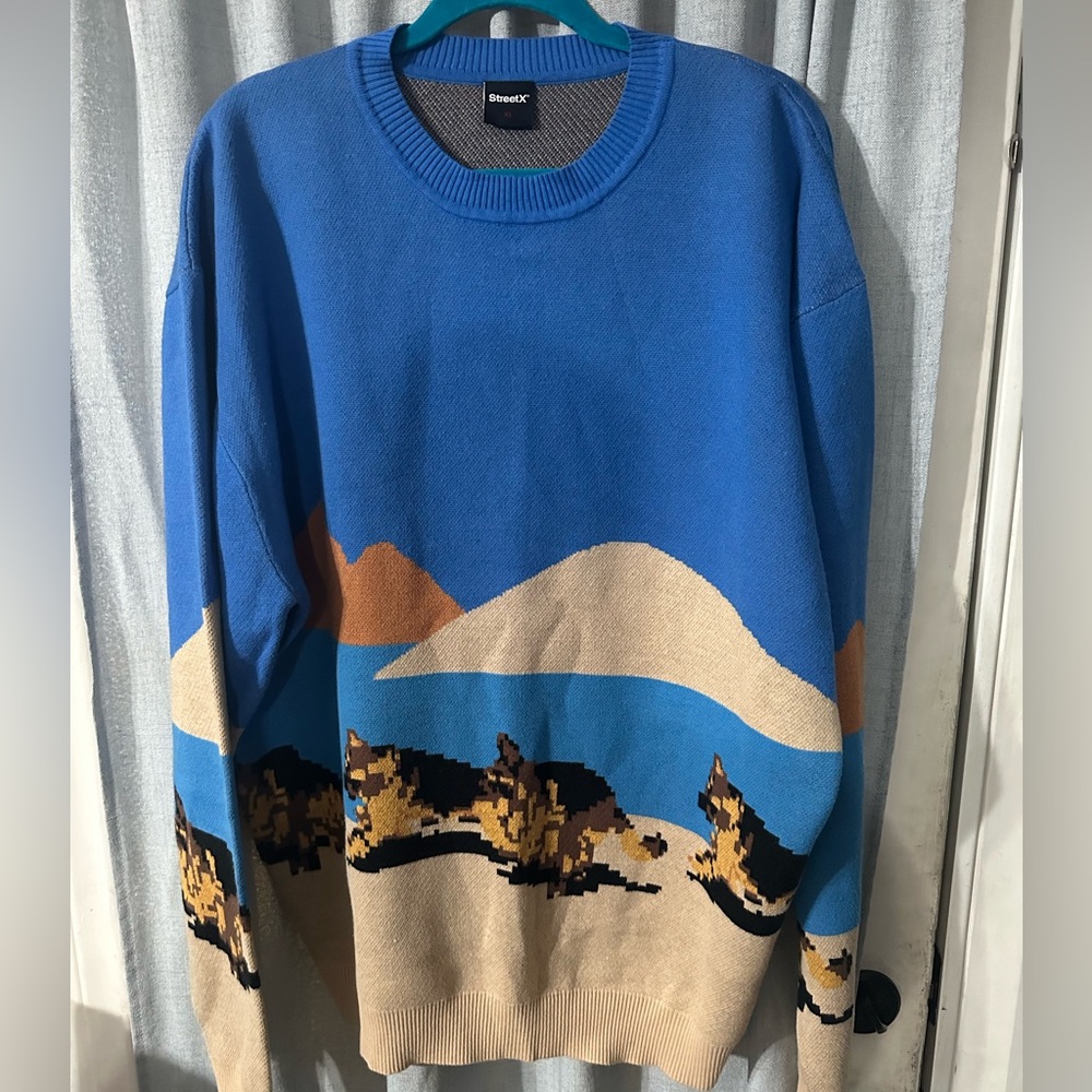 New street x sweater without tags
